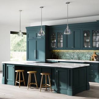 Elstead Lighting QN-ELROY-PN QUINTIESSE Hängeleuchte Elroy E27 60W Stahl, Nickel poliert; geripptes Glas klar H:25cm Ø24. 8cm dimmbar höhenverstellbar