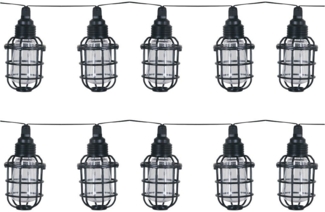Luxform Lichterkette Solar-Lichterkette Corsica Partybeleuchtung 10xLED, Aus Kunststoff gefertigt