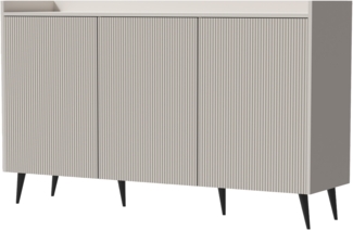 AX LIVING Kommodeschrank Acaddo – 150 cm Breite, Modern in Kaschmir