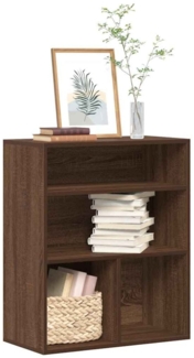 vidaXL Bücherregal Braun Eichen-Optik 60x30x71,5 cm Holzwerkstoff