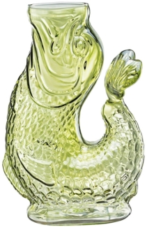 Glaskaraffe Karaffe Krug Kanne Gluckert beim Ausgießen 1L cilio NEMO grün 291315