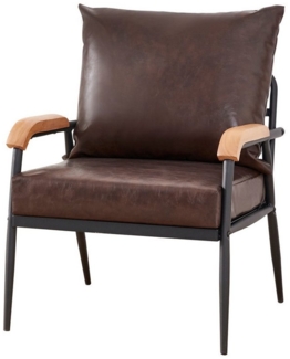 Ofcasa Relaxsessel Einzelsofa (1er Set), mit Relaxfunktion, Kunstleder Couch mit Metallbeine, 61x60x83cm