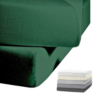 JACK Spannbettlaken JACK by Kaeppel Spannbetttuch Uni Einfarbig, Biber, Gummizug: Rundumgummizug, (1 Stück), versch. Farben & Größen