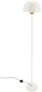 BRILONER - Stehlampe mit Fußtaster, E27 Fassung, max. 10W, Leselampe, Wohnzimmerlampe, Schlafzimmer Deko, Deckenfluter, Standleuchte, Stehleuchte, 25x156,5 cm (DxH), Coffee