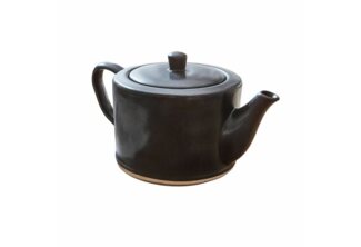 Mirabeau Geschirr-Set Teekanne Biarré schwarz, Steinzeug