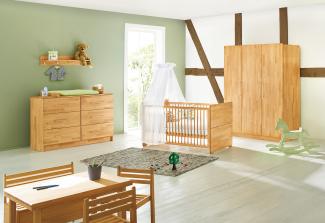 Pinolino 'Natura' 3-tlg. Babyzimmer-Set natur, breit, 3-türig