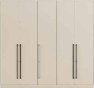 rauch Kleiderschrank Drehtürenschrank Schrank Garderobe Wäscheschrank Schlafzimmer AVOLA (in 3 verschiedenen Ausstattungen BASIC/CLASSIC/PREMIUM) mit hochwertigen Stangengriffen in Schwarz aus Metall MADE IN GERMANY