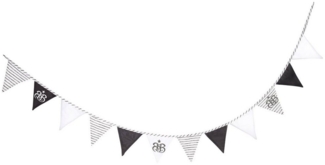 roba Wimpelkette 'Rock Star Baby 3' - 12 Wimpel (2m) - Länge der Kette 3 m - Baby- & Kinderzimmer Deko