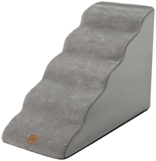 KOMFOTTEU Haustiertreppe, Hundetreppe mit Waschbar Bezug