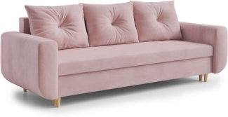 AX LIVING Boxspringbett 140x200 mit Matratze und Topper Sequoio Grau