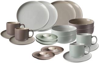 Ritzenhoff & Breker JASPER Frühstücks- & Brunch Service mint & taupe 20-teilig