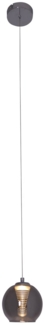 LED Hängeleuchte anthrazit transparent Näve Loop Line 14,5cm 500lm
