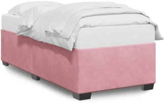 vidaXL Bettgestell Rosa 80x200 cm Samt 3284600