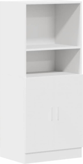 vidaXL Küchenschrank Weiß 57x41,5x131,5 cm Holzwerkstoff 860121