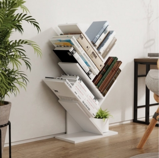 VCM Standregal Holz Aufbewahrung Stand Regal Bücher Nulis L