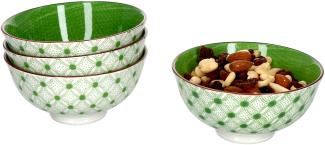 4er Set Lime Rio Ø 12 cm Streifen Schälchen Snack-Schüssel Dessert Ritzenhoff