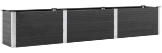 vidaXL Garten-Hochbeet 300x50x54 cm WPC Grau 318099