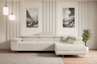 ALTDECOR Ecksofa GUSA-L, Couch mit Schlaffunktion, Wohnzimmer - Wohnlandschaft, Corner Sofa Bett Eckcouch Couch L-Form Schlafcouch Ausziehbar