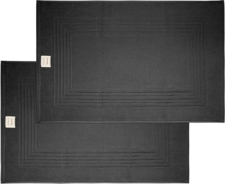Dyckhoff Hotelmatte Nature, Höhe 3 mm, beidseitig nutzbar, Baumwolle, rechteckig, 2 teilig