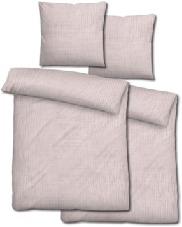Doppelpack Sleezzz® Musselin Bettwäsche rosé 135 x 200 cm + 80 x 80 cm