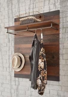 Garderobenpaneel Brooklyn Paneel 80cm matera old mix dekor Rahmenoptik