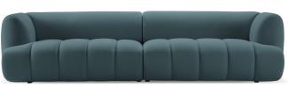 Micadoni Modulares Sofa Harry 4-Sitzer Samtstoff Pastellblau