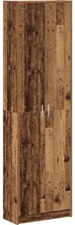 vidaXL Kleiderschrank mit Regal Altholz 55 x 25 x 189 cm Holzwerkstoff 3334015