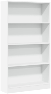 vidaXL Bücherregal Weiß 80x24x143 cm Holzwerkstoff 857844