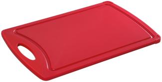 Zassenhaus Easy Cut Schneidbrett 38x25 cm rot