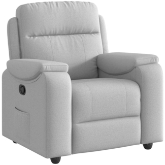 vidaXL Relaxsessel Wolkengrau Stoff 4015689