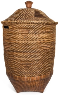 Der Colonial Wäschekorb - Naturbraun - XL - Naturbraun - 50x50x90cm