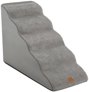 COSTWAY Haustiertreppe Hunderampe, 5-stufige, faltbar & tragbar