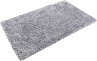 Homie Living Badematte Porto Azzurro, Höhe 30 mm, rutschhemmend beschichtet, fußbodenheizungsgeeignet, schnell trocknend, Polyester, rechteckig, Badteppich, uni, rechteckig & rund, waschbar, Badezimmerteppich