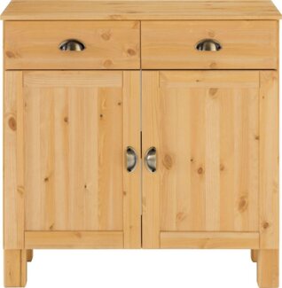 Home affaire Unterschrank Oslo 85 cm breit, 38 cm tief, als Sideboard nutzbar, 2 Türen, 2 Schubladen