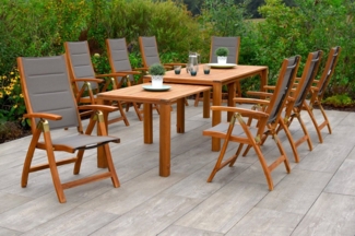 MERXX Garten-Essgruppe Acapulco, (9-tlg)