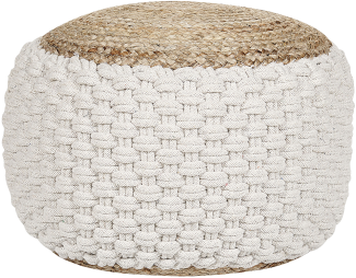 Pouf AIZA Weiß 50 cm 50 cm