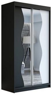 A&J MöbelLand GmbH Schiebetürenschrank RIMO mit Spiegel (TOP ANGEBOT! TOP PRODUKT! Wählen Sie das ideale Modell für Ihr Schlafzimmer) Breite: 120 cm, 160 cm, 180 Höhe: 215 cm, Tiefe: 59,5 cm