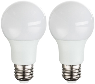 2er Set 9 Watt E27 LED Leuchtmittel mit warmweißem Licht