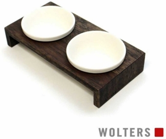 Wolters Napf-Set Gohan Doppelnapf walnuss
