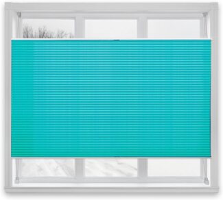 casa pura Plissee Magic, Erhältlich in verschiedenen Farben & Größen, Verschrauben oder mit Klemmhalterung, Verschrauben oder mit Klemmhalterung