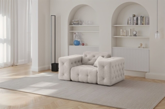 Sessel Designersessel CHANTAL in Stoff Moly Creme