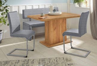 OTTO home Sitzbank Charissa, mit Lehne, Breite 140, 160 oder 180 cm