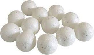 Schneeball-Weihnachtsbaumkugeln 24er-Set Christbaumkugeln Baumschmuck Weihnachtsdeko