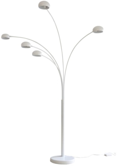 Five Fingers Lampe Metall Marmor Weiß