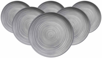 Ritzenhoff & Breker Sendai Dessertteller ø 21 cm 6er Set Wirbel