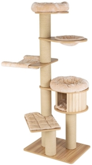 COSTWAY Kratzbaum Katzenbaum, aus Kiferholz, 191cm