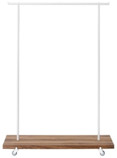 Kleiderstange Nussbaum 01 M 117 x 40 x 160 weiß