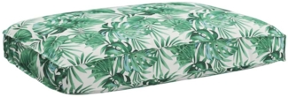 vidaXL Palettenkissen für geeigneten Sitz Blattmuster 120 x 80 x 12 cm 42001576