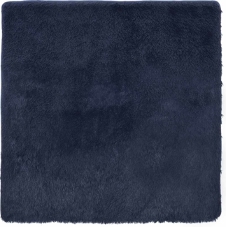 vidaXL Teppich Shaggy Hochflor NAVARRA Marineblau 240x240 cm Polyester 4102891
