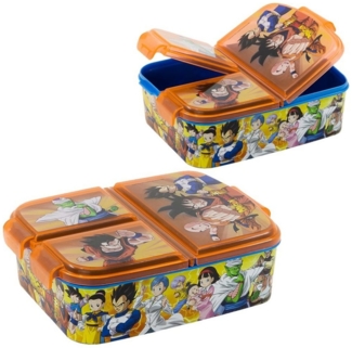 Dragon Ball Kinder Brotdose – Lunchbox mit 3 Fächern & tollem Design